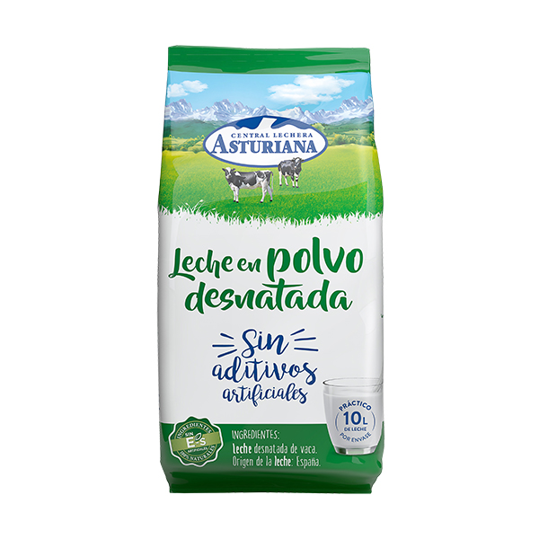 Leche en polvo desnatada 1kg Equivalencia de 10L de leche – Tienda Central  Lechera Asturiana