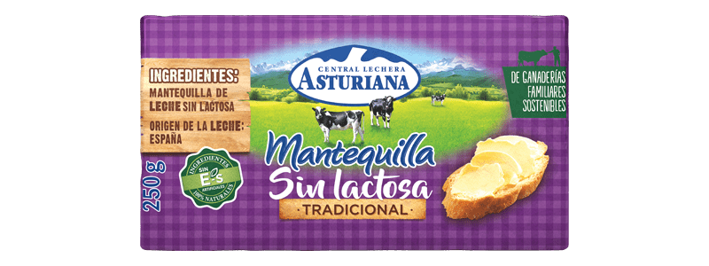 Mantequilla sin Lactosa | Central Lechera Asturiana